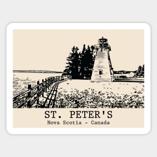 St. Peter's - Nova Scotia Magnet